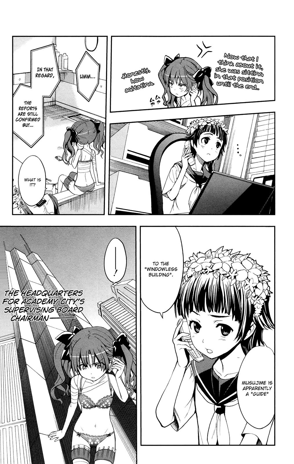 To Aru Majutsu no Kinsho Mokuroku Chapter 61 page 7 - Chapter 61: August 21st