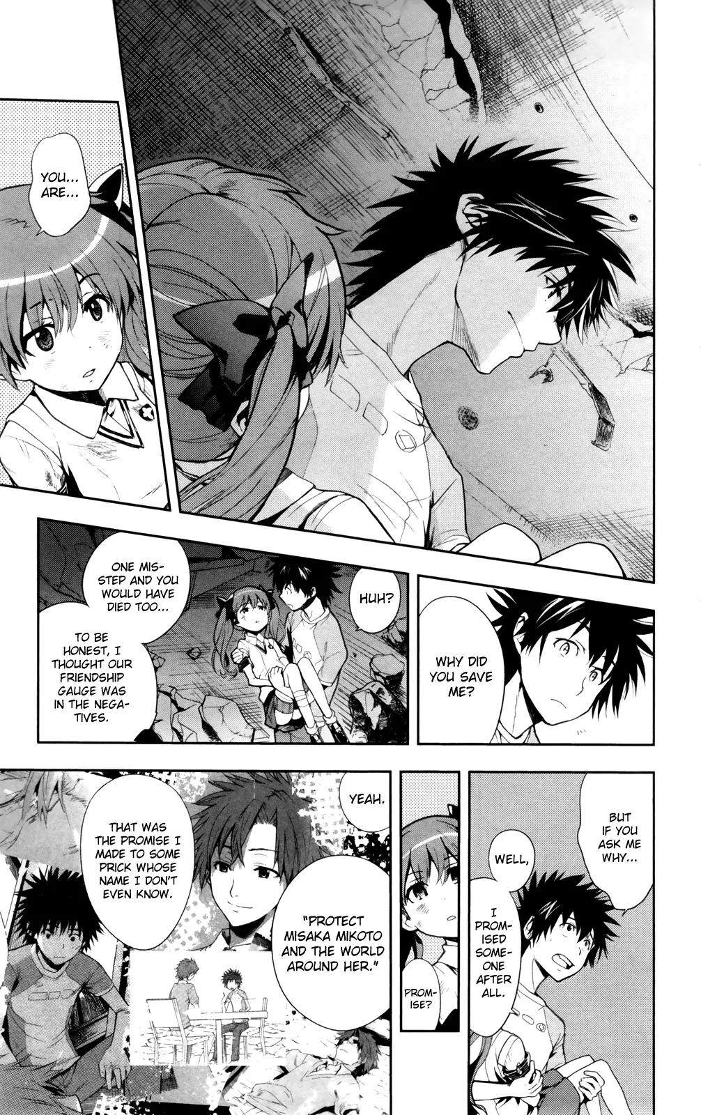 To Aru Majutsu no Kinsho Mokuroku Chapter 64 page 15 - Chapter 64: Promise (Part 1)