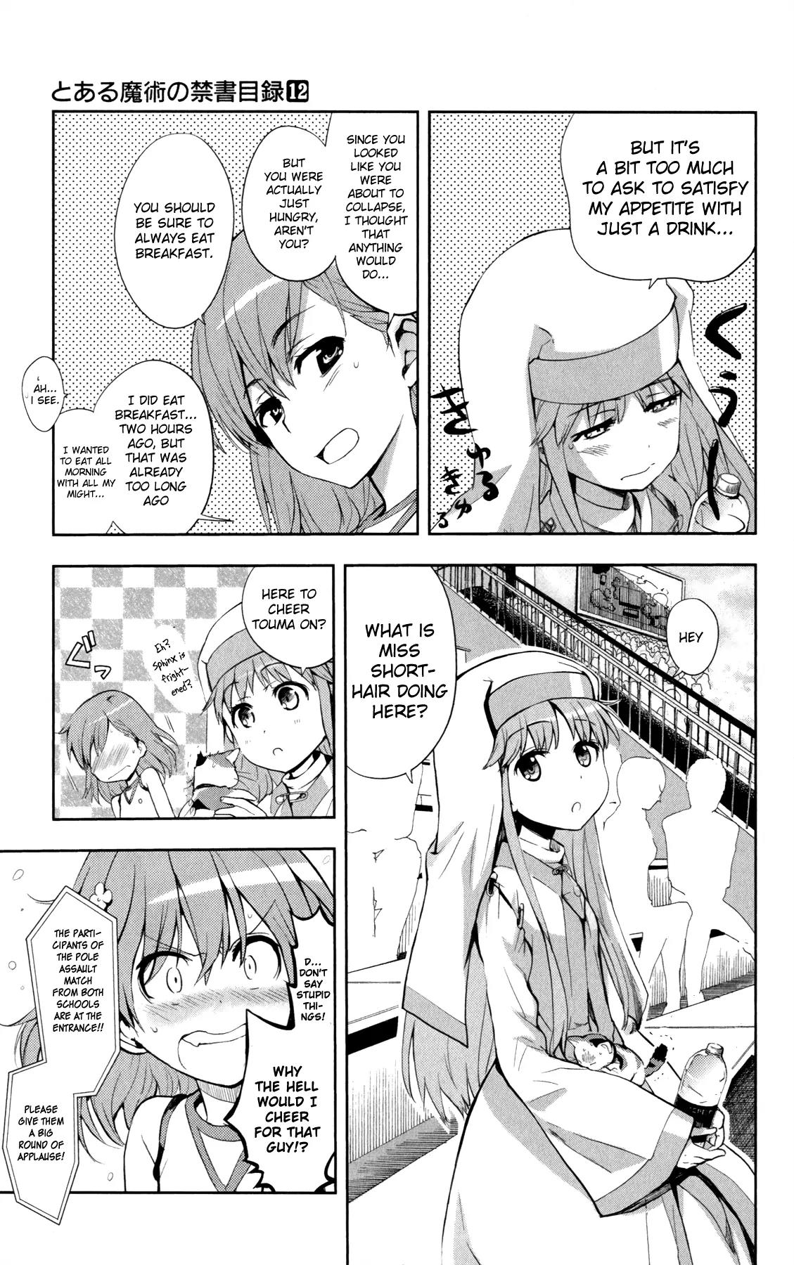 To Aru Majutsu no Kinsho Mokuroku Chapter 67 page 3 - Chapter 67: The First Event