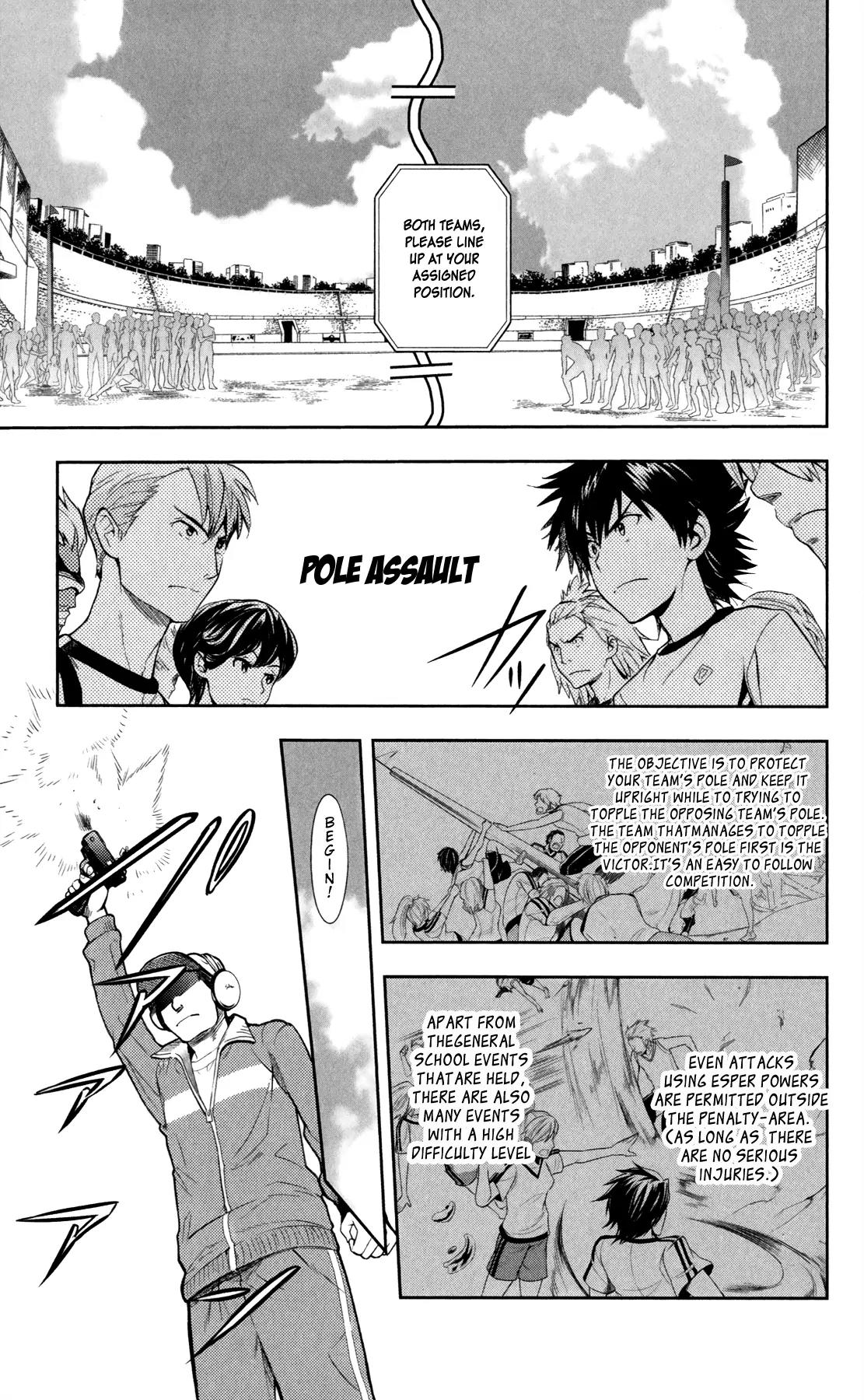 To Aru Majutsu no Kinsho Mokuroku Chapter 67 page 7 - Chapter 67: The First Event