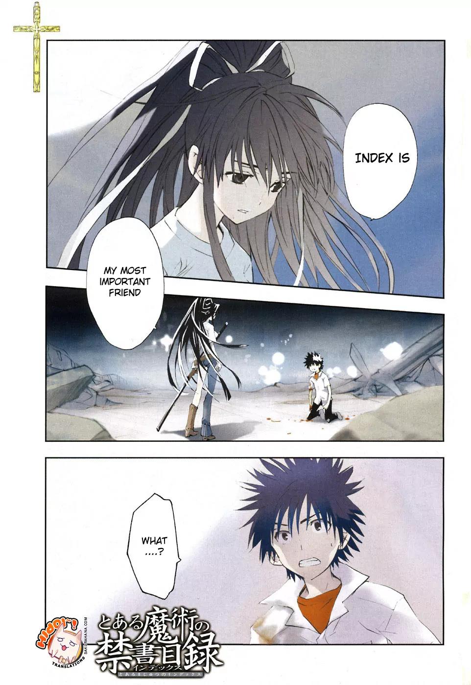To Aru Majutsu no Kinsho Mokuroku Chapter 7 page 1 - Chapter 7: [Index of Necessarius]