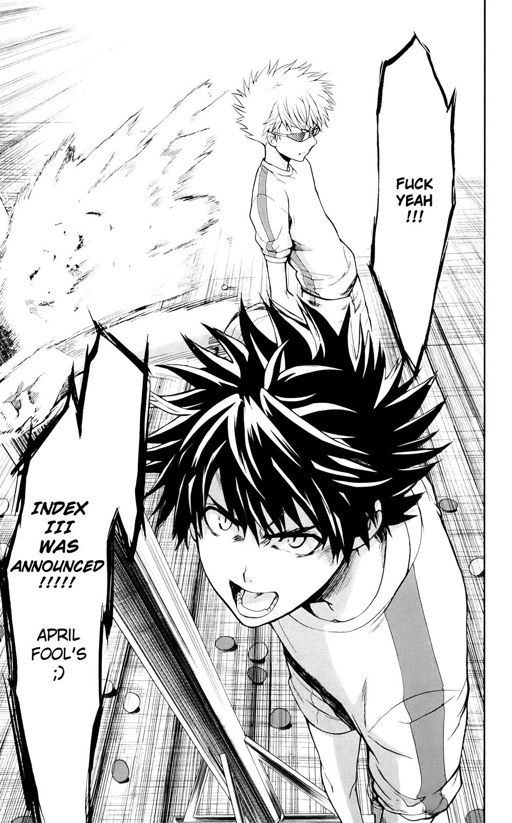 To Aru Majutsu no Kinsho Mokuroku Chapter 71 page 36 - Chapter 71: Shorthand (Part 2)