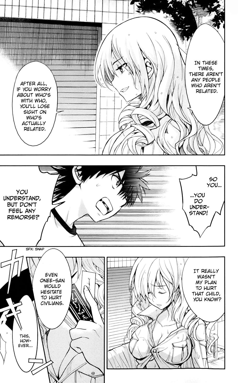 To Aru Majutsu no Kinsho Mokuroku Chapter 72 page 21 - Chapter 72: Shorthand (Part 3)