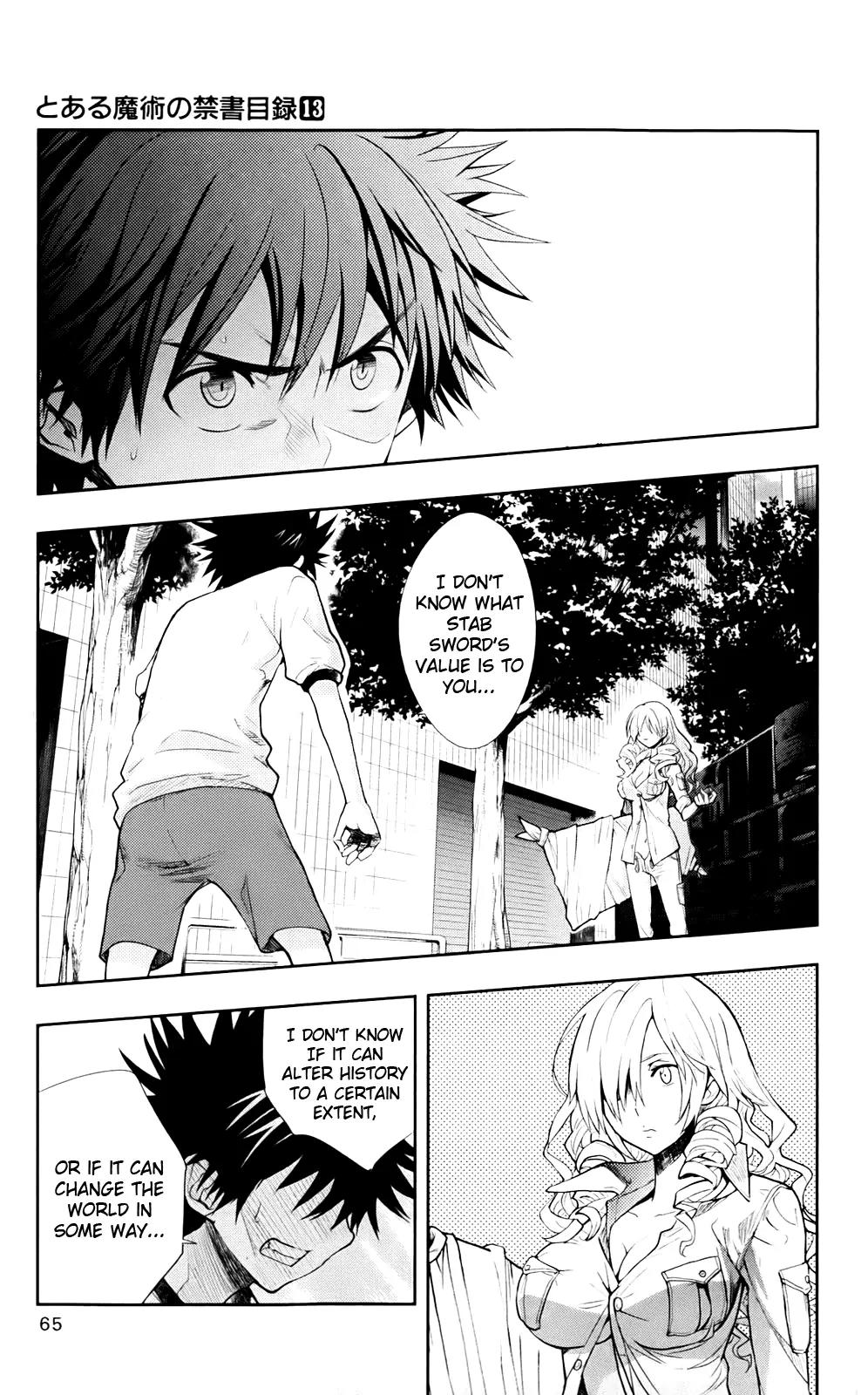 To Aru Majutsu no Kinsho Mokuroku Chapter 73 page 4 - Chapter 73: Shorthand (Part 4)