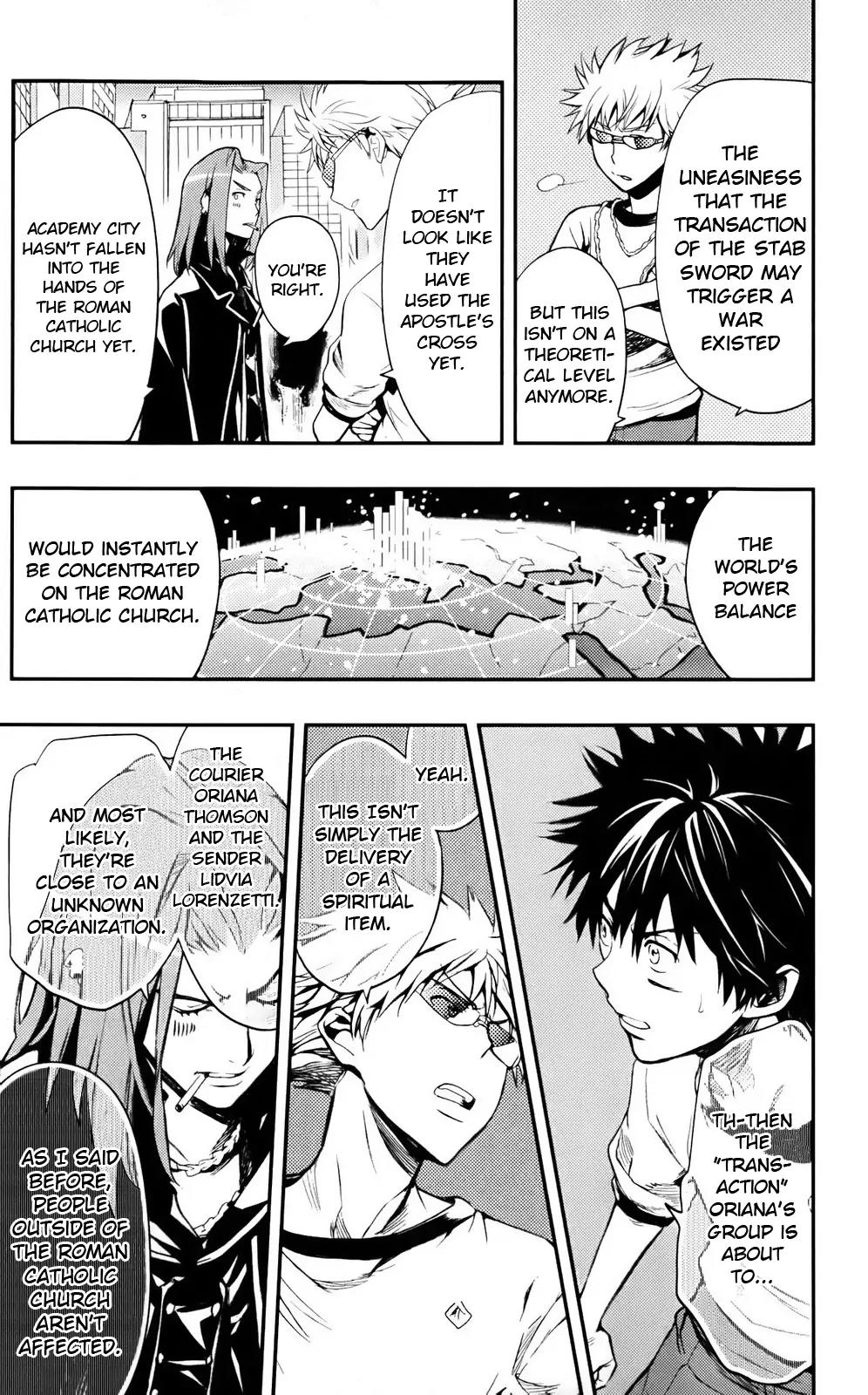 To Aru Majutsu no Kinsho Mokuroku Chapter 74 page 13 - Chapter 74: Transaction
