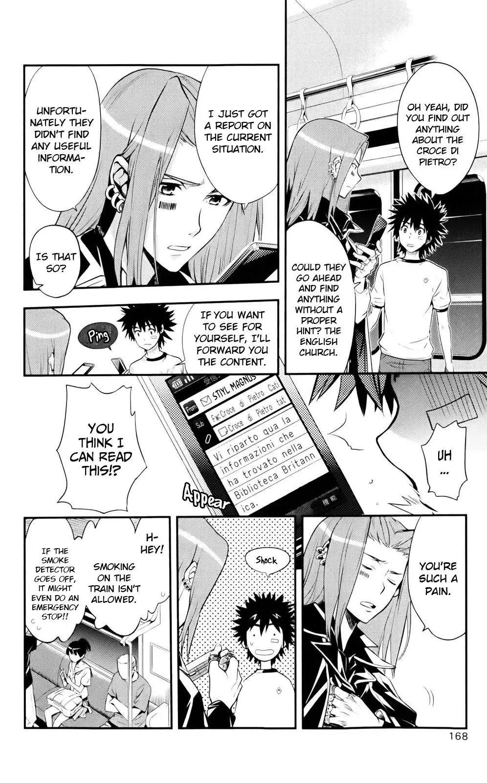To Aru Majutsu no Kinsho Mokuroku Chapter 76 page 22 - Chapter 76: Resume Pursuit