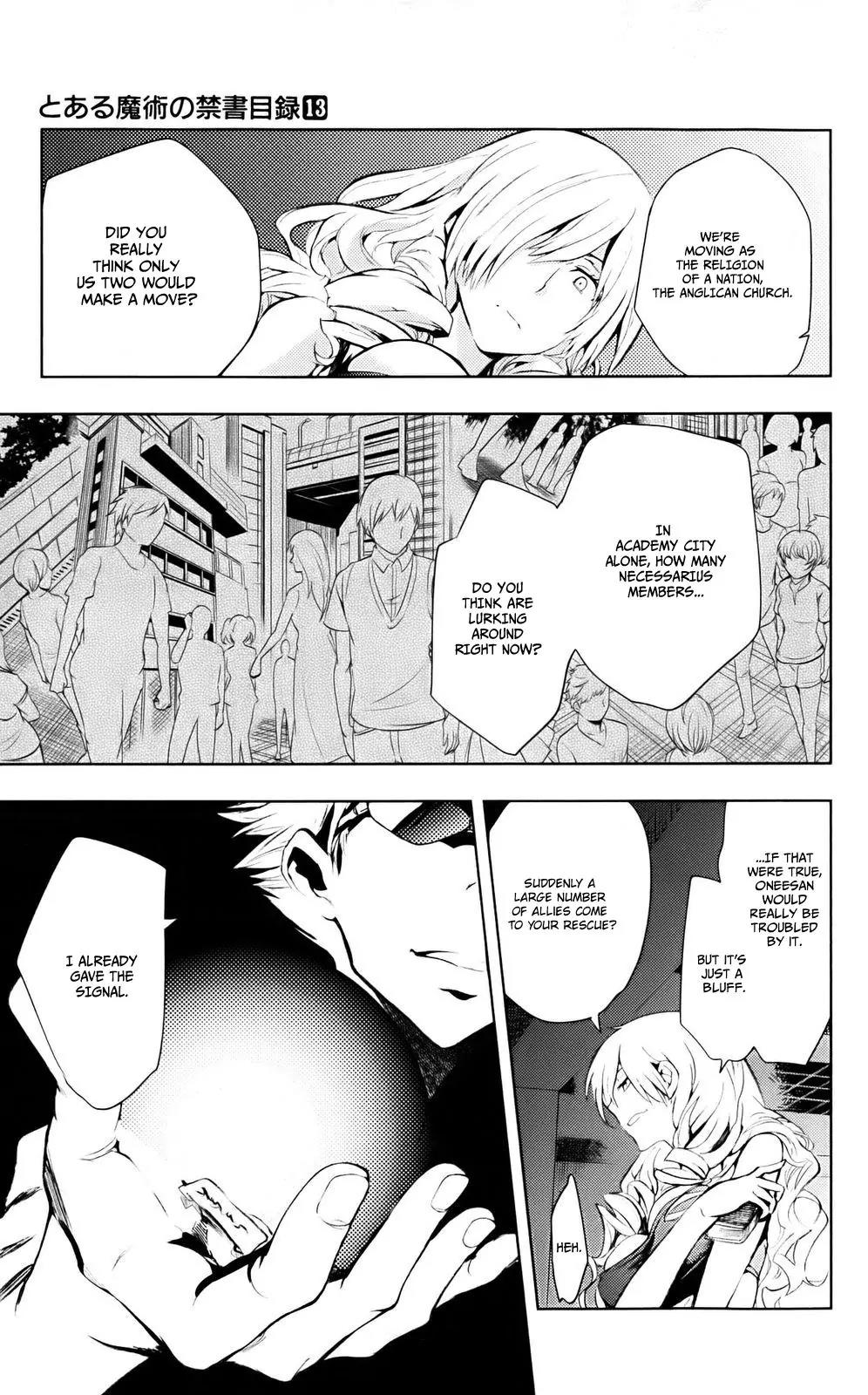 To Aru Majutsu no Kinsho Mokuroku Chapter 77 page 14 - Chapter 77: Tsukebumi Tamazusa