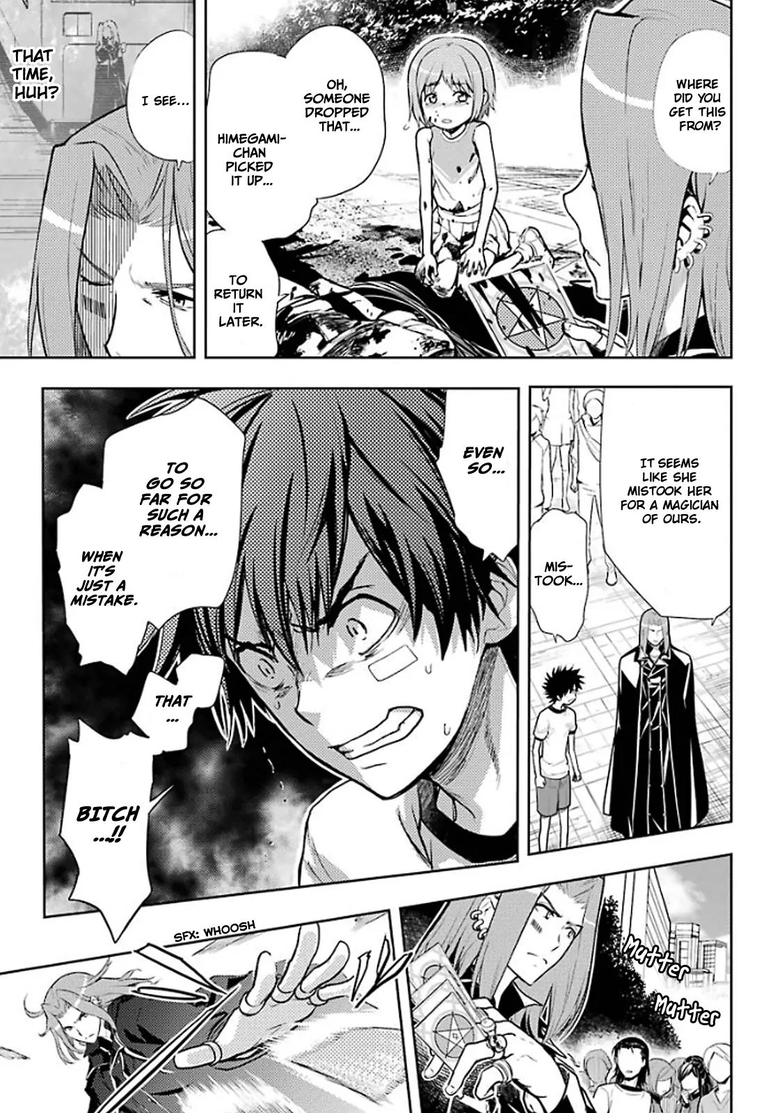 To Aru Majutsu no Kinsho Mokuroku Chapter 78 page 14 - Chapter 78: Until the Night Parade