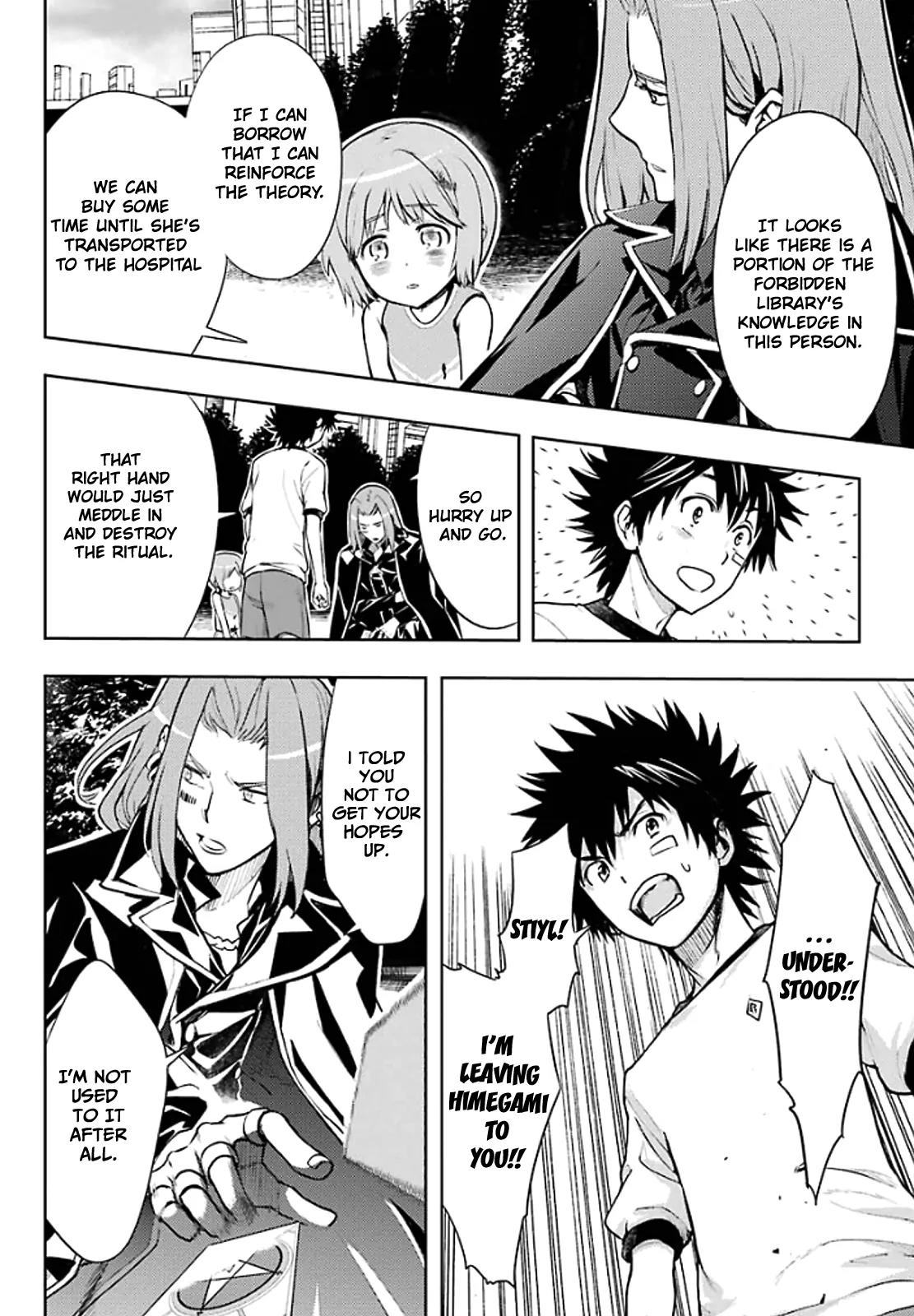 To Aru Majutsu no Kinsho Mokuroku Chapter 78 page 25 - Chapter 78: Until the Night Parade