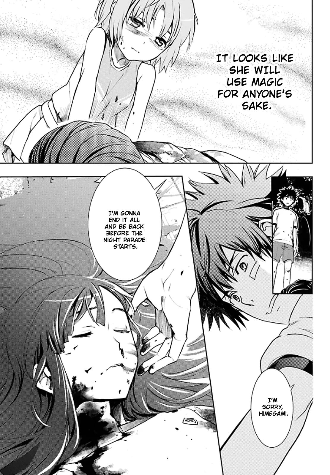To Aru Majutsu no Kinsho Mokuroku Chapter 78 page 26 - Chapter 78: Until the Night Parade