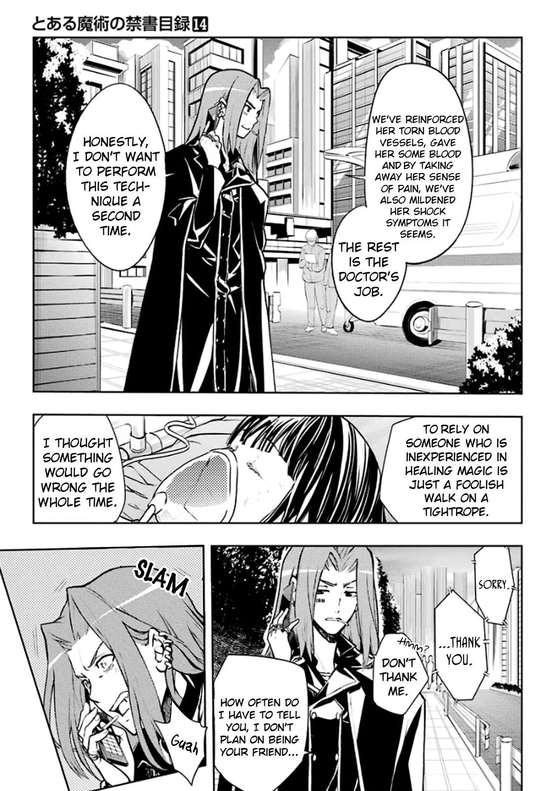 To Aru Majutsu no Kinsho Mokuroku Chapter 79 page 21 - Chapter 79: Condition to Start the Operation
