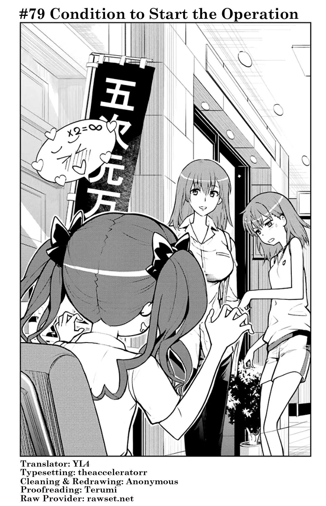 To Aru Majutsu no Kinsho Mokuroku Chapter 79 page 3 - Chapter 79: Condition to Start the Operation