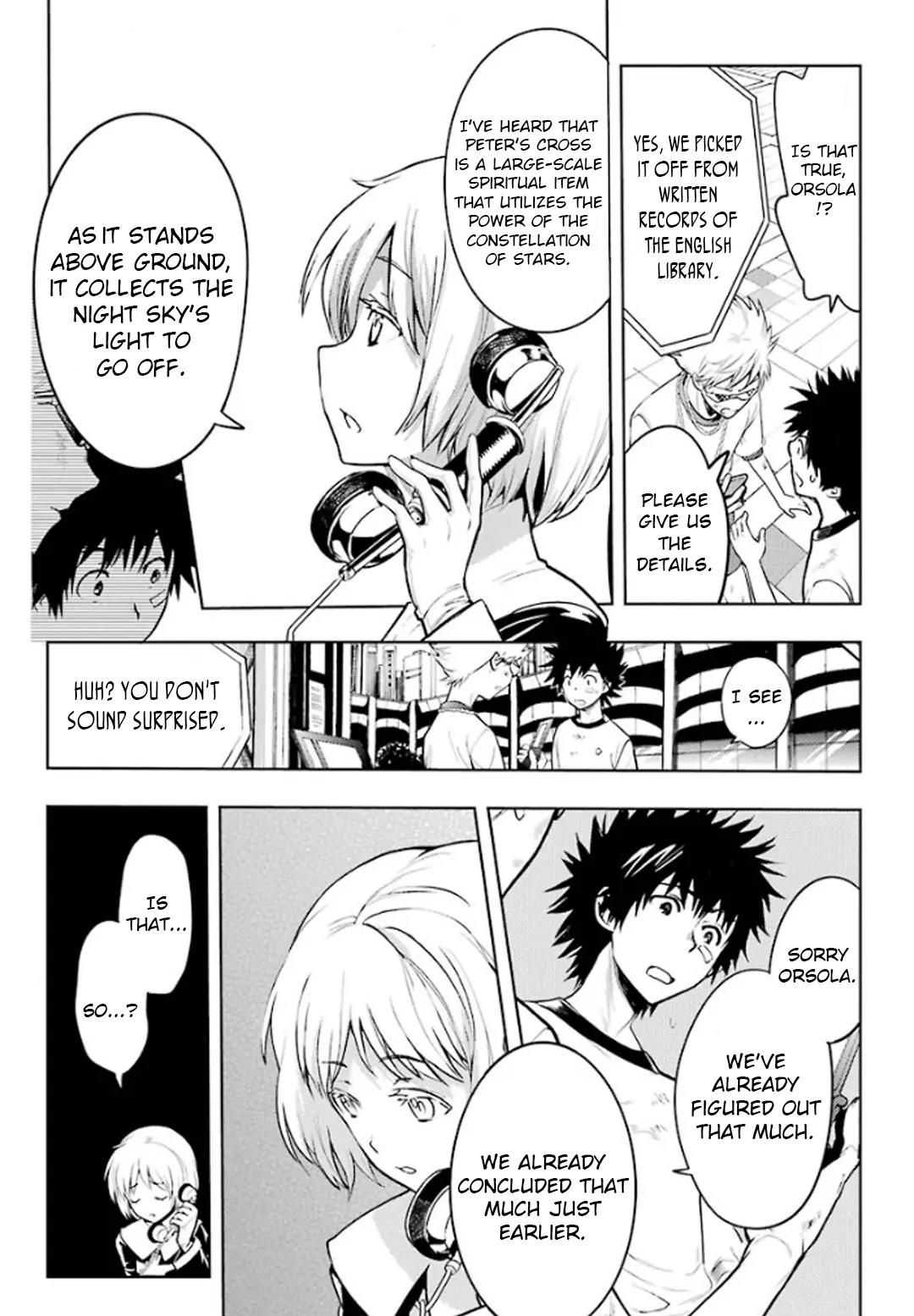 To Aru Majutsu no Kinsho Mokuroku Chapter 80 page 14 - Chapter 80: Belvedere (Part 1)