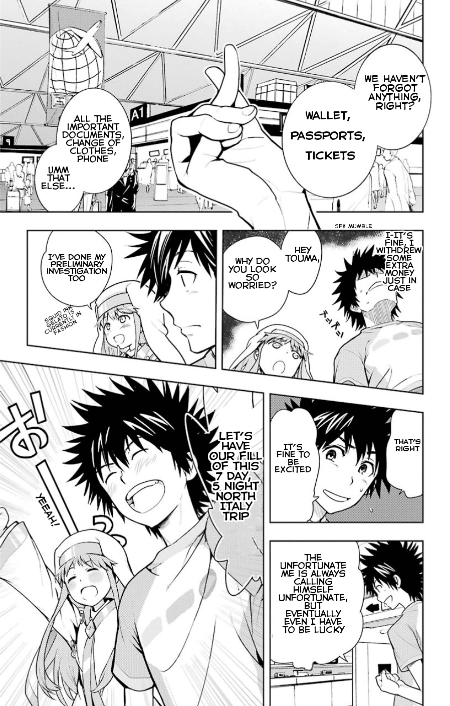To Aru Majutsu no Kinsho Mokuroku Chapter 86 page 7 - Chapter 86: Let's Take a Trip to Italy!