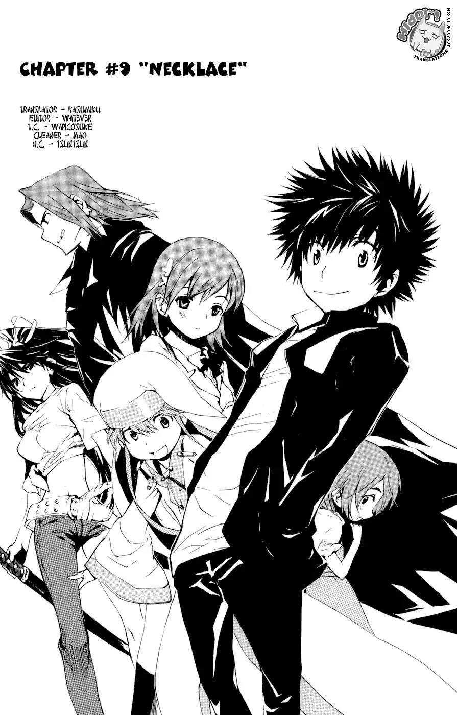 To Aru Majutsu no Kinsho Mokuroku Chapter 9 page 1 - Chapter 9: Necklace