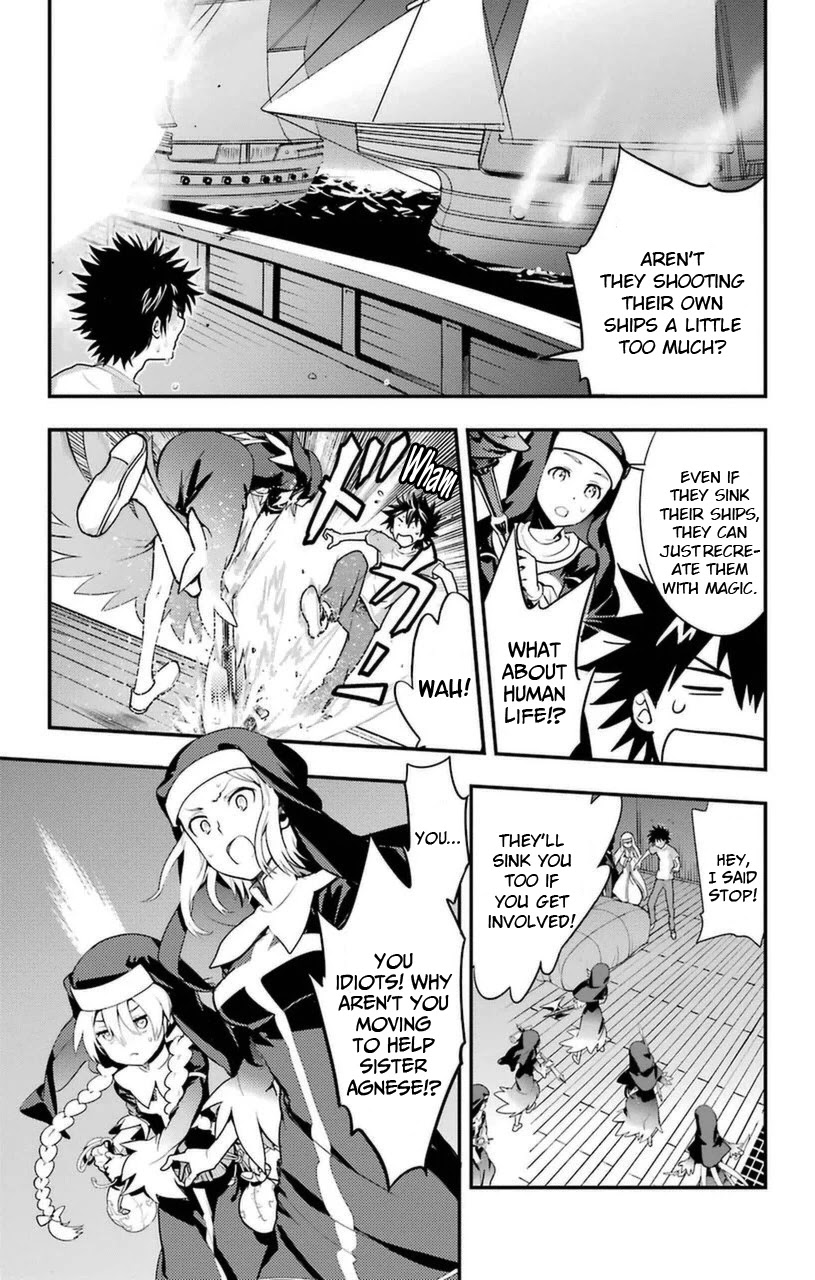 To Aru Majutsu no Kinsho Mokuroku Chapter 92 page 23 - Chapter 92: Queen's Fleet, Part 5
