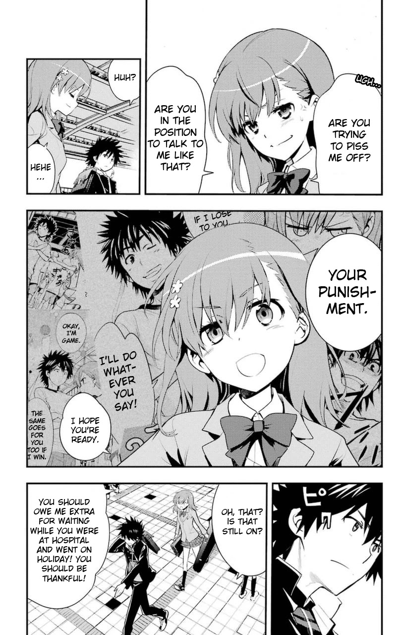 To Aru Majutsu no Kinsho Mokuroku Chapter 97 page 17 - Chapter 97: Mikoto's Punishment Game