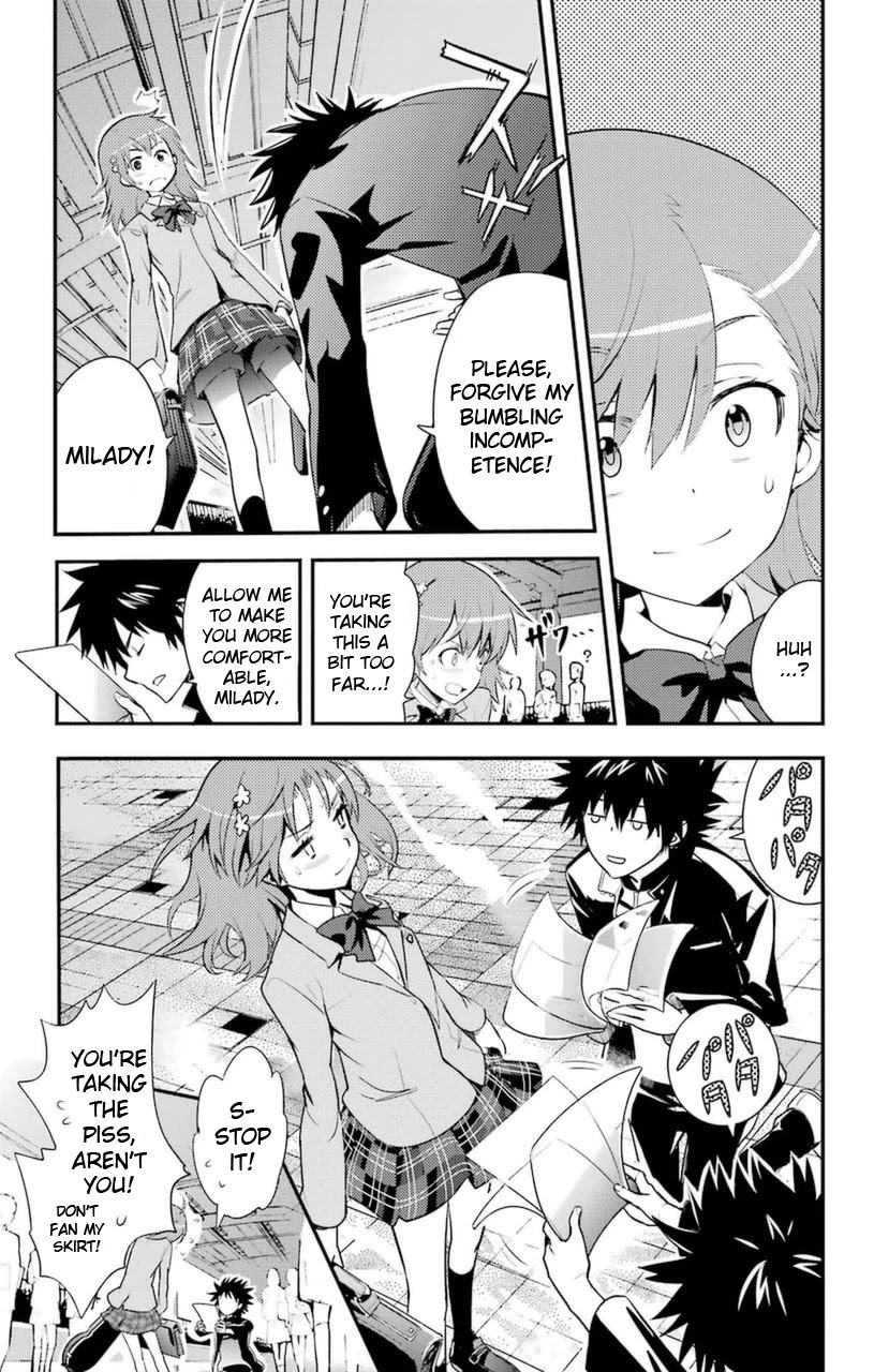 To Aru Majutsu no Kinsho Mokuroku Chapter 97 page 19 - Chapter 97: Mikoto's Punishment Game