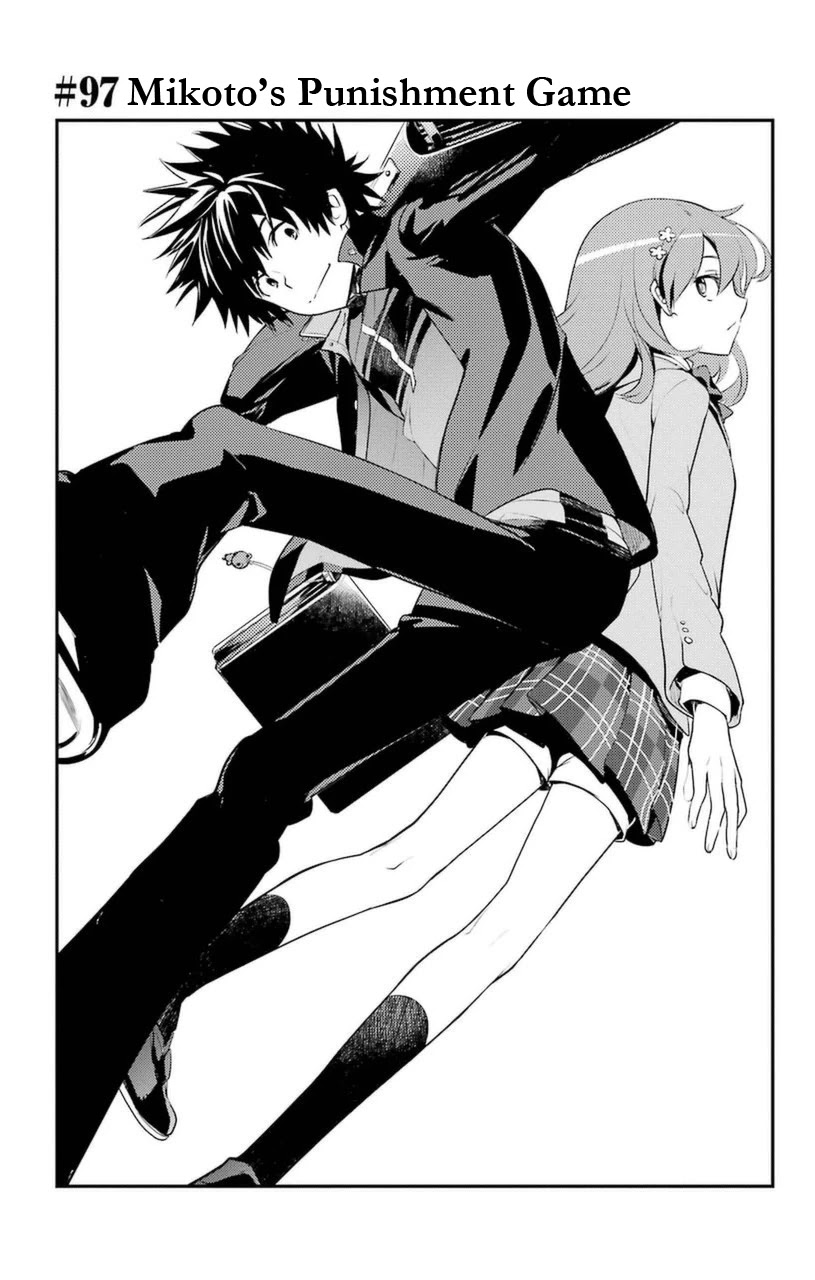 To Aru Majutsu no Kinsho Mokuroku Chapter 97 page 5 - Chapter 97: Mikoto's Punishment Game