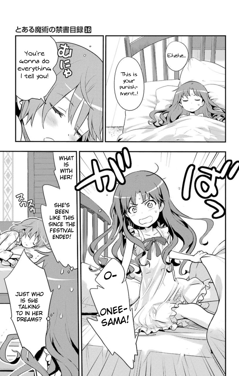 To Aru Majutsu no Kinsho Mokuroku Chapter 97 page 7 - Chapter 97: Mikoto's Punishment Game