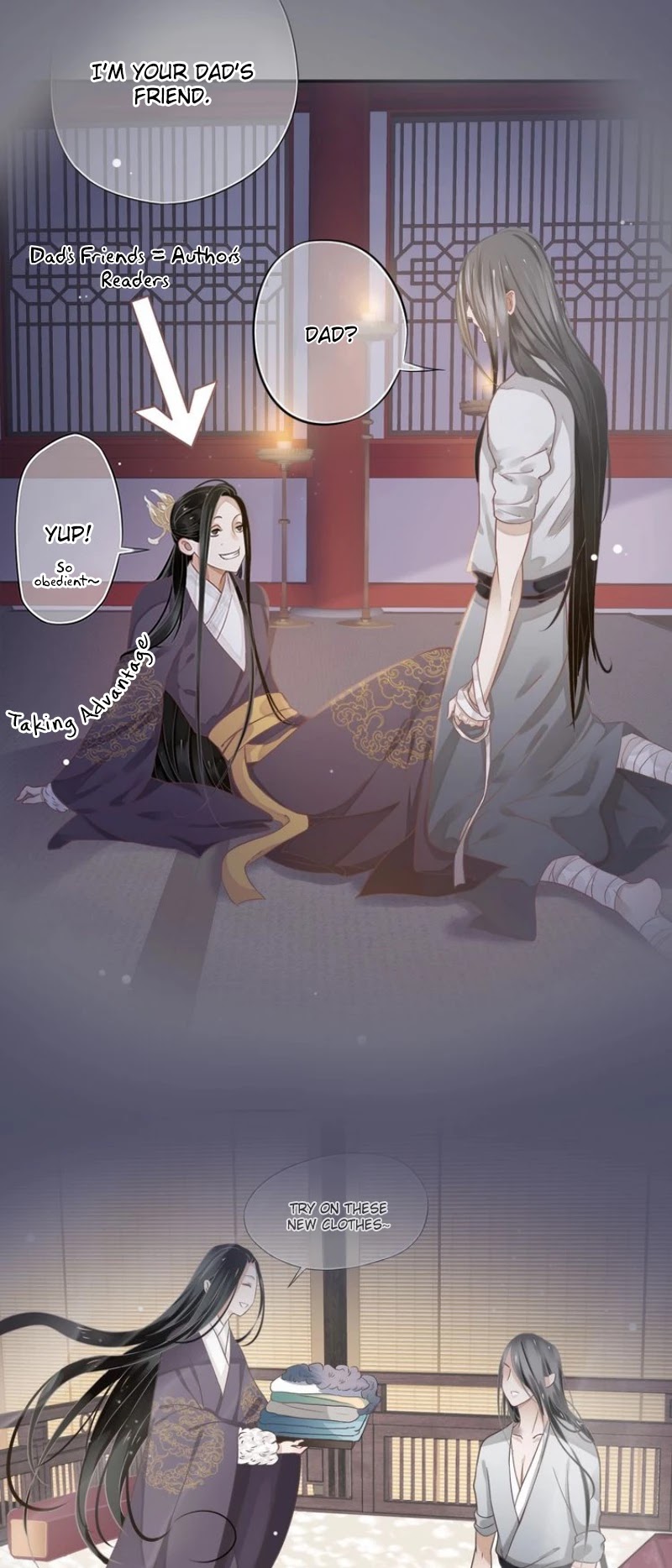 To Be or Not to Be Chapter 44.5 page 4 - Chapter 44.5: Season 2 Preface (I want to protect you)