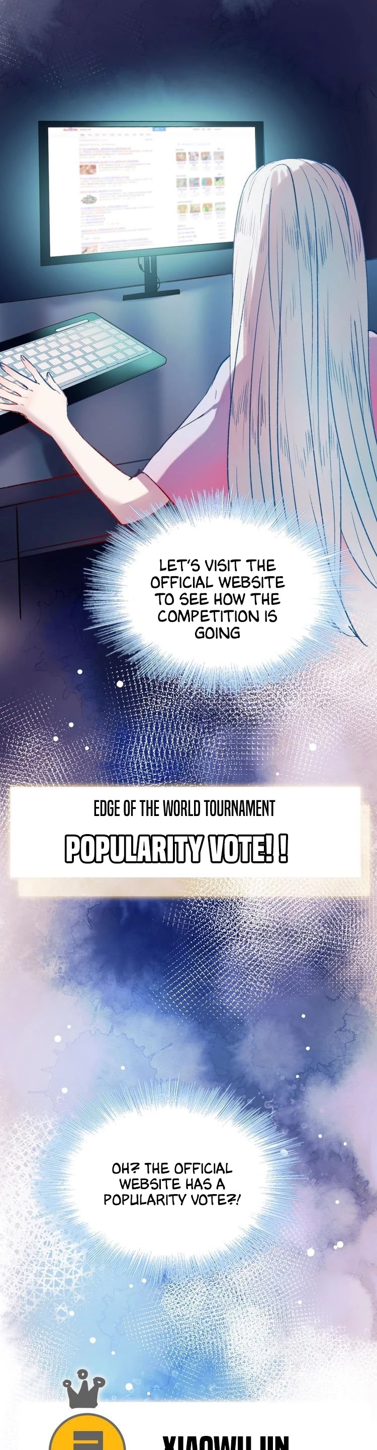 To be Winner Chapter 22 page 14 - Chapter 22: Shen Xin Streaming?!