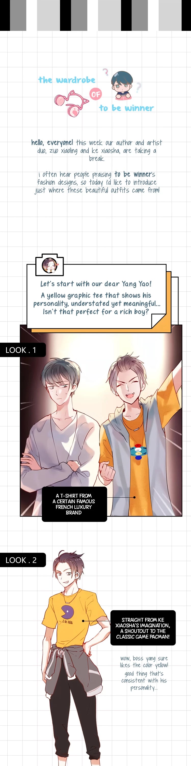 To be Winner Chapter 44.5 page 1 - Chapter 44.5: extra: to be winner's wardrobe