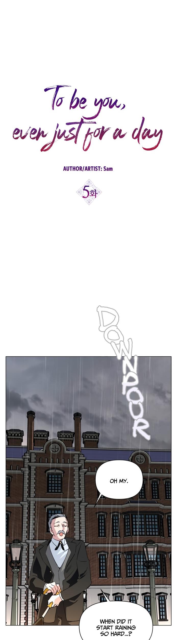 To Be You, Even Just For a Day Chapter 5 page 20 - Chapter 5: The Night Before The Storm (1)