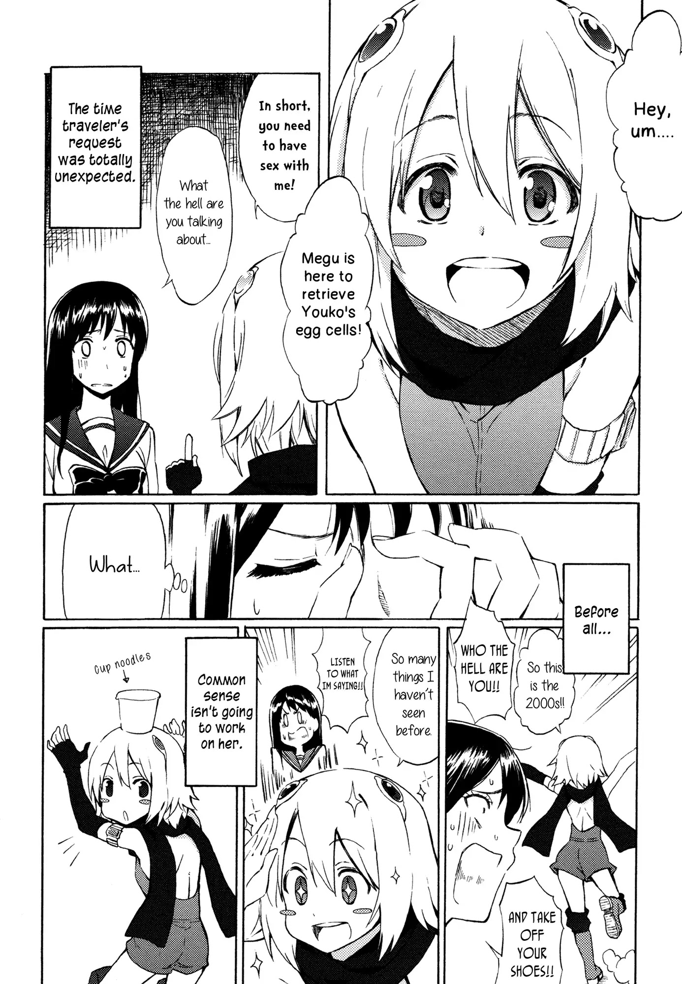 To Do What I Can for Tomorrow’s You - A Girl from the Future Chapter 0 page 4 - Chapter 0: Oneshot