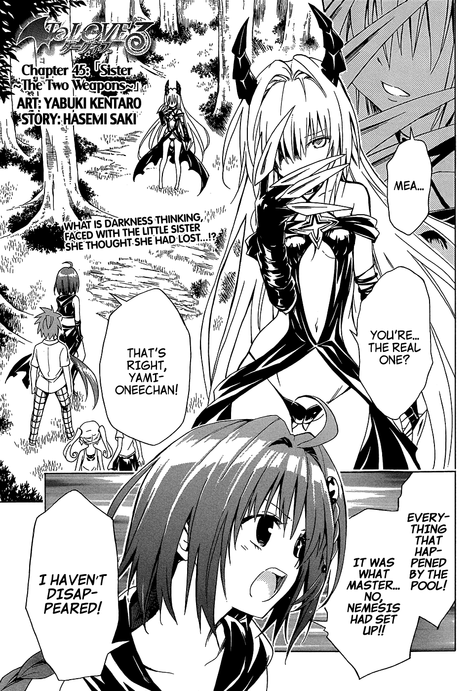 To Love-Ru Darkness Chapter 45 page 3 - Chapter 45