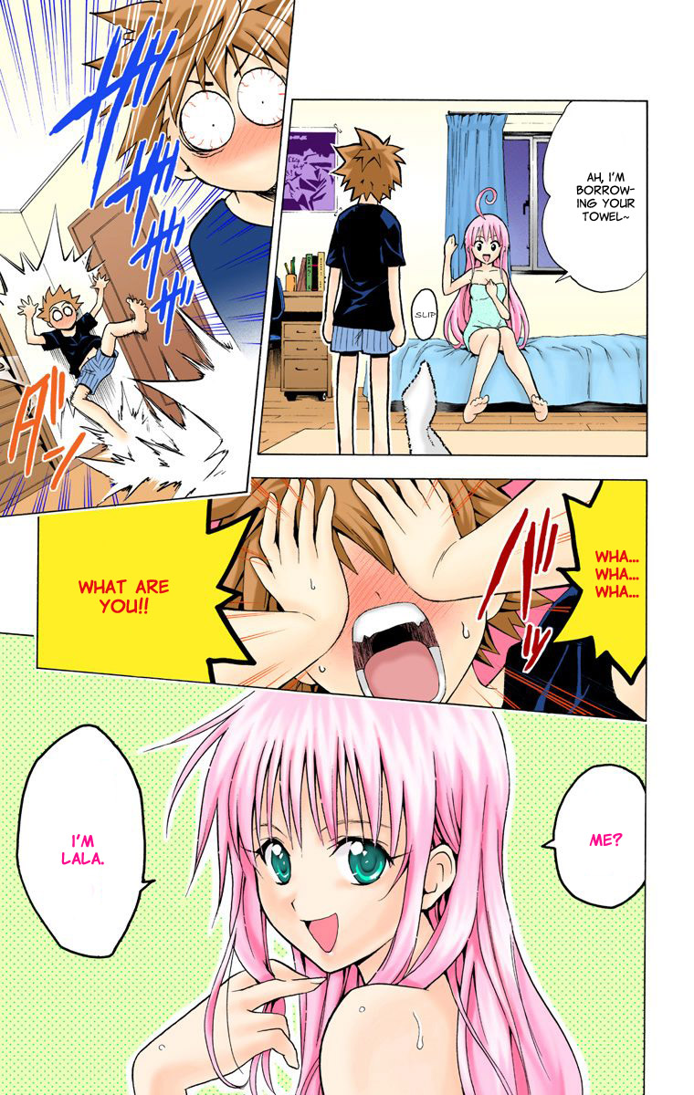 To Love-Ru - Digital Colored Comics Chapter 1.2 page 21 - Chapter 1 v2 : The Girl Who Fell from the Sky (Full Color)