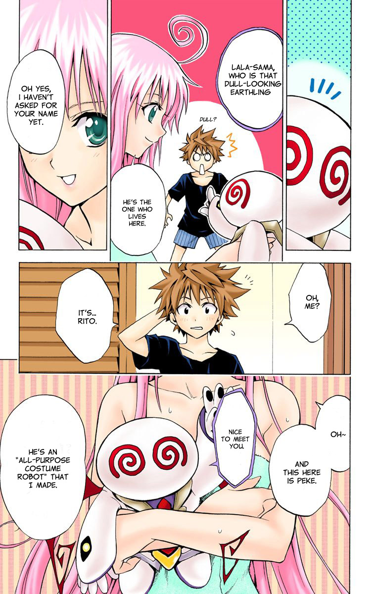 To Love-Ru - Digital Colored Comics Chapter 1.2 page 27 - Chapter 1 v2 : The Girl Who Fell from the Sky (Full Color)