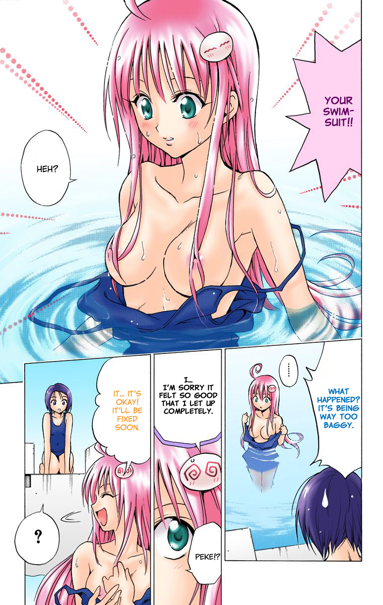 To Love-Ru - Digital Colored Comics Chapter 13.2 page 11 - Chapter 13 v2 : The Lust Whirling Underwater (Full Color)