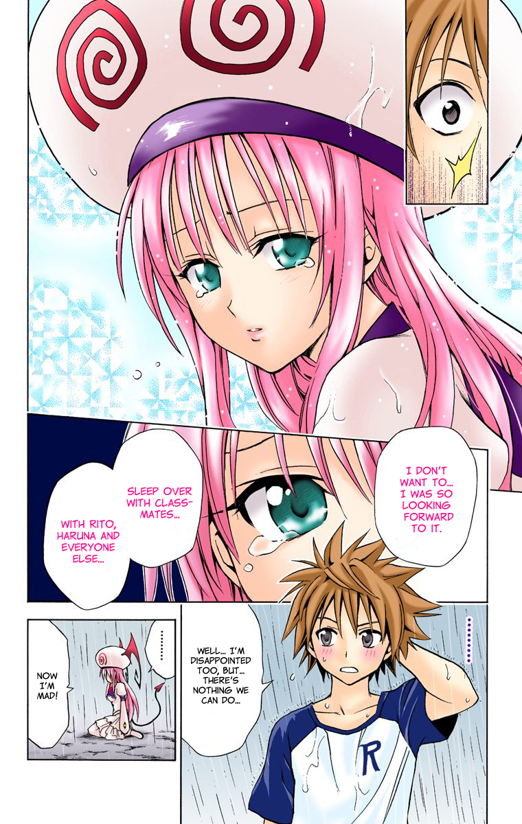 To Love-Ru - Digital Colored Comics Chapter 14.2 page 12 - Chapter 14 v2 : You Stupid Typhoon (Full Color)