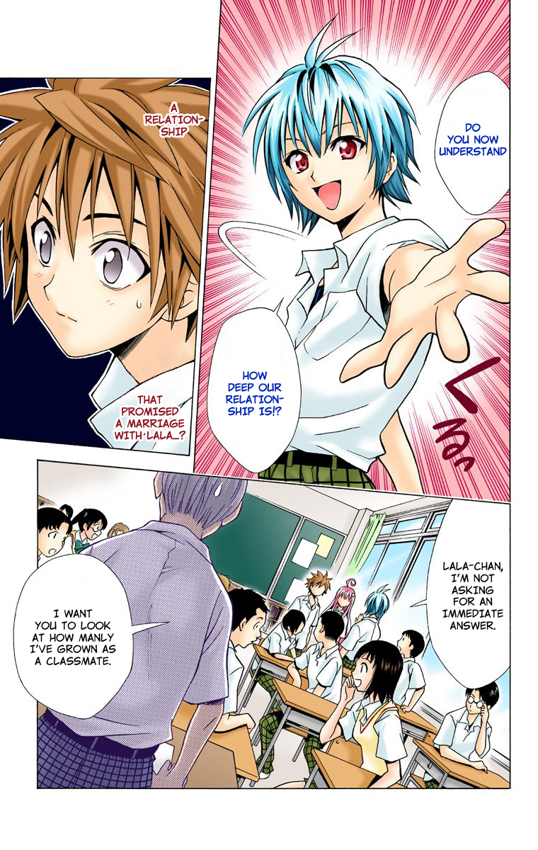 To Love-Ru - Digital Colored Comics Chapter 20.2 page 13 - Chapter 20 v2 : The Transfer Student Who Brings a Storm (Full Color)