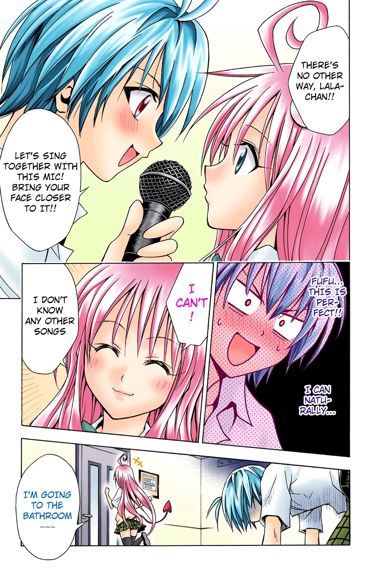 To Love-Ru - Digital Colored Comics Chapter 23 page 11 - Chapter 23: Scramble for the Lips