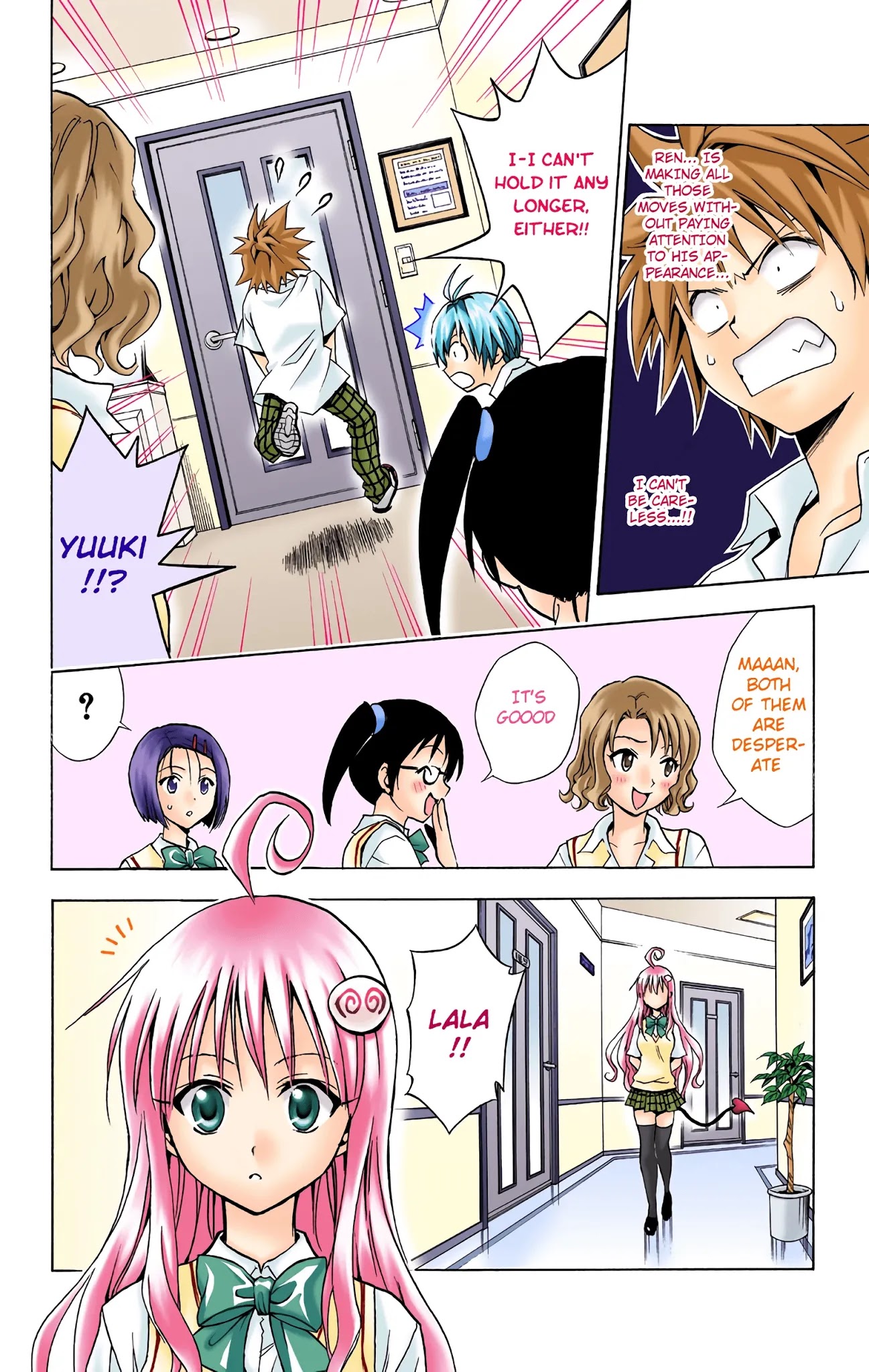 To Love-Ru - Digital Colored Comics Chapter 23 page 12 - Chapter 23: Scramble for the Lips