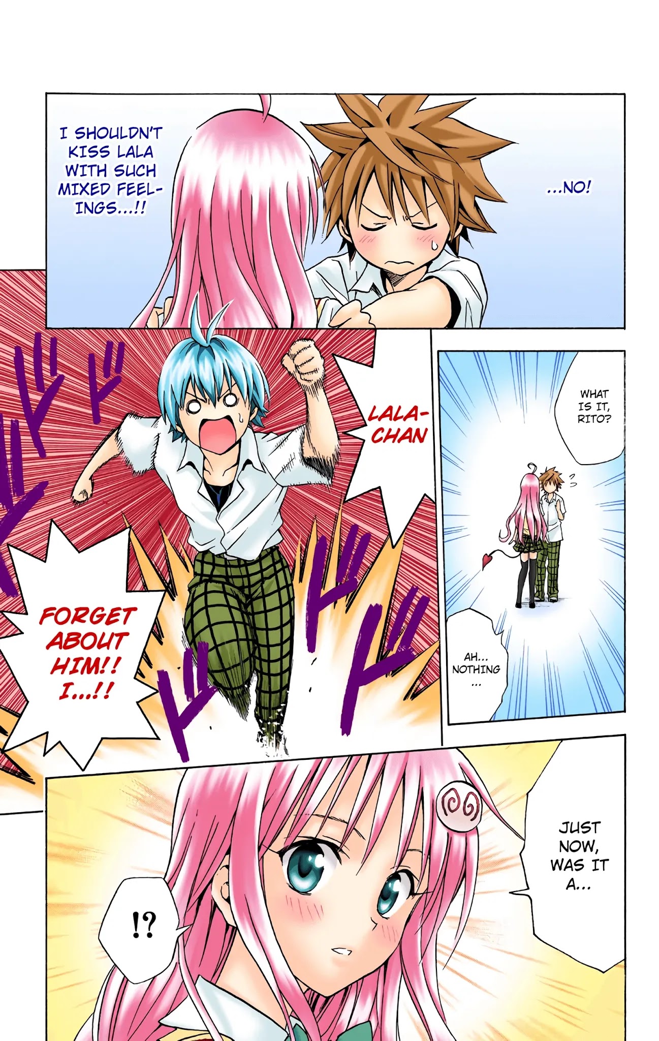 To Love-Ru - Digital Colored Comics Chapter 23 page 17 - Chapter 23: Scramble for the Lips