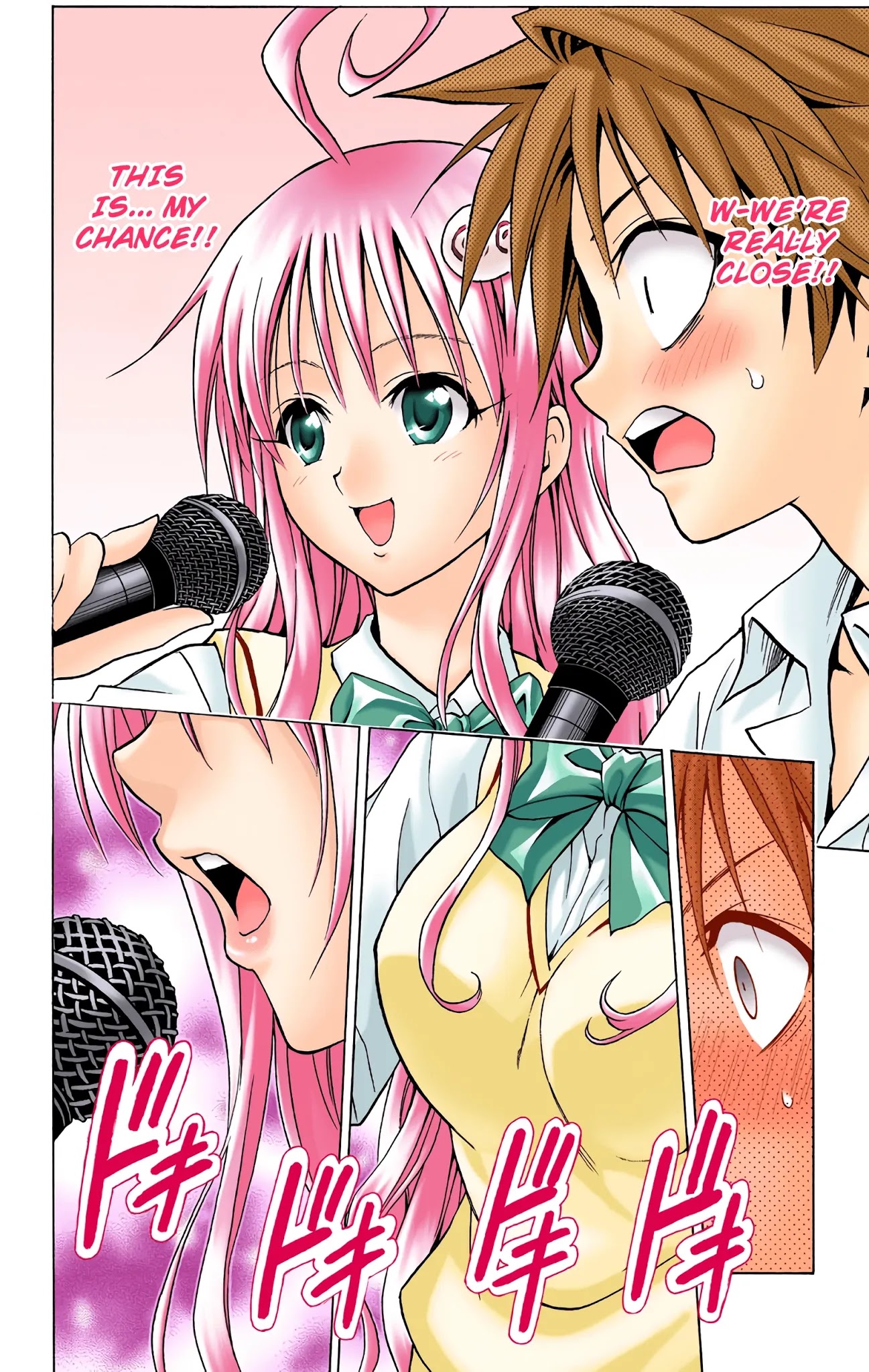 To Love-Ru - Digital Colored Comics Chapter 23 page 8 - Chapter 23: Scramble for the Lips