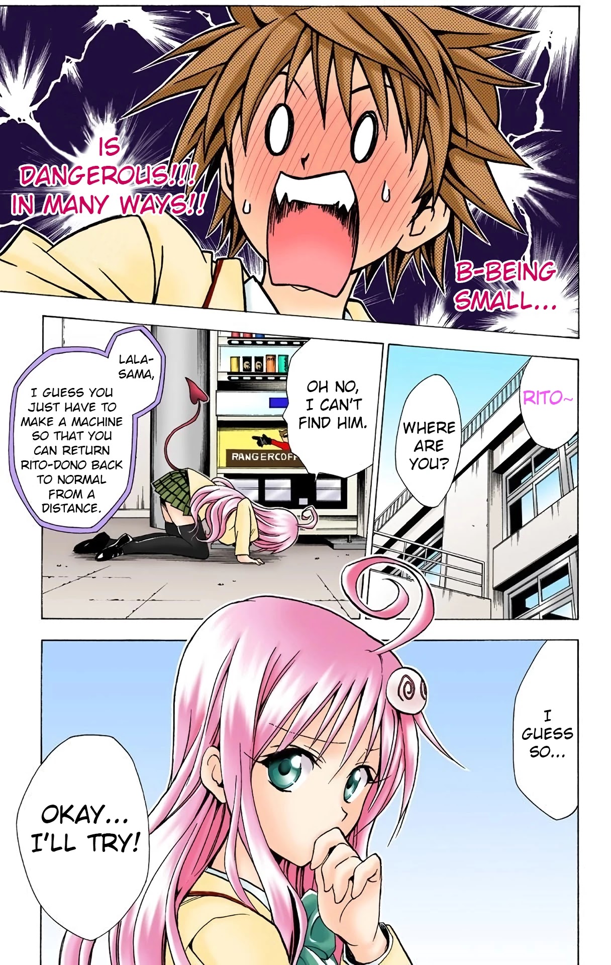 To Love-Ru - Digital Colored Comics Chapter 29 page 13 - Chapter 29: Small Adventure