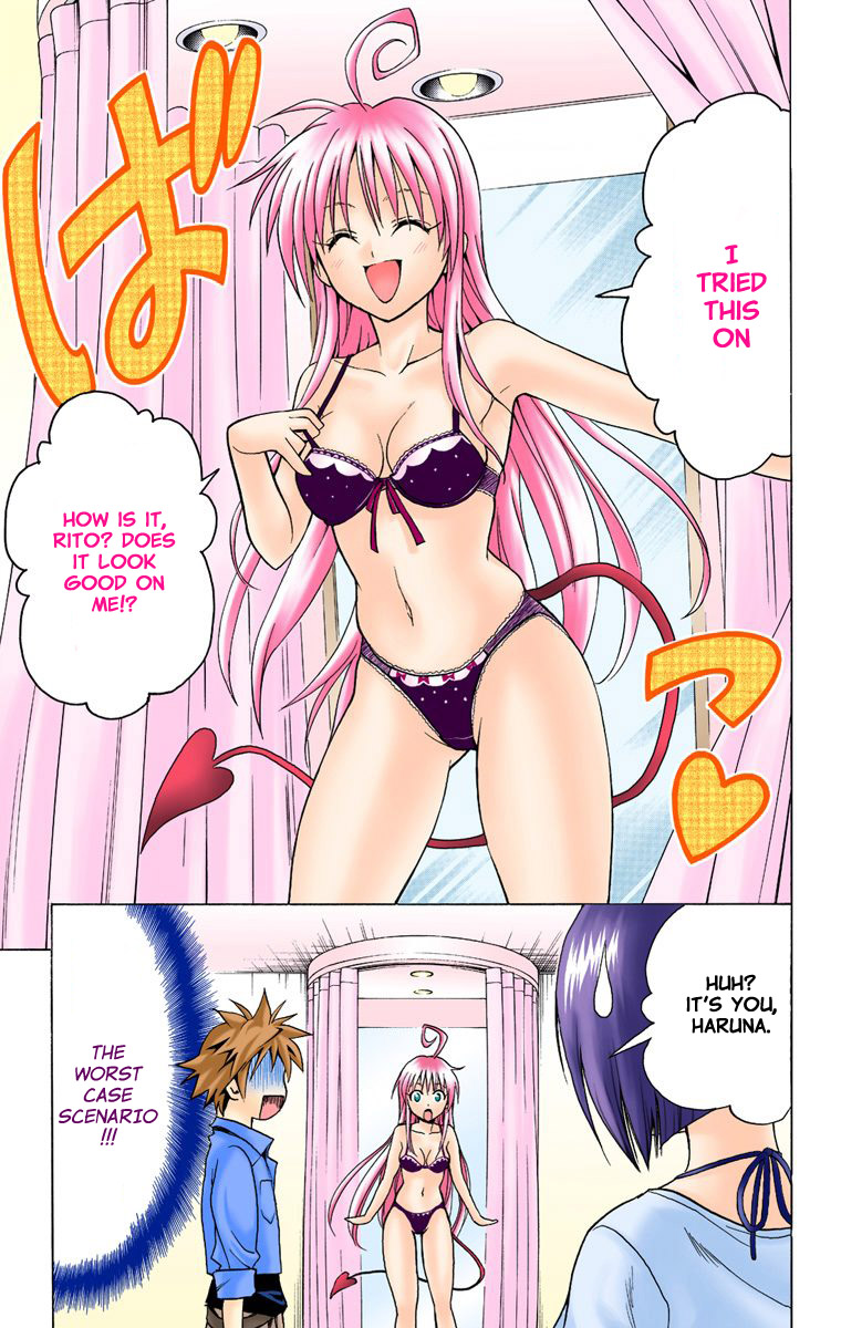 To Love-Ru - Digital Colored Comics Chapter 9.2 page 19 - Chapter 9 v2 : Shopping Panic (Full Color)