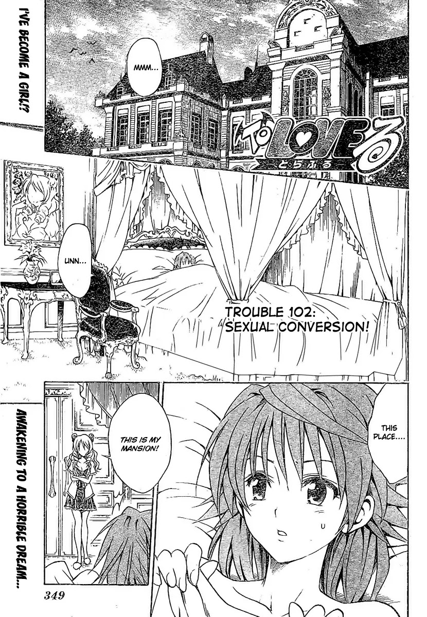 To-LOVE-Ru Chapter 102 page 1 - Chapter 102: Sexual Conversion!