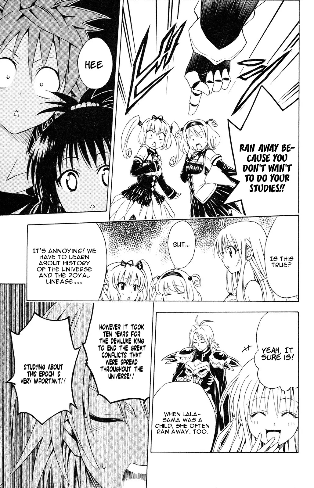 To-LOVE-Ru Chapter 108 page 10 - Chapter 108: Twins Escape