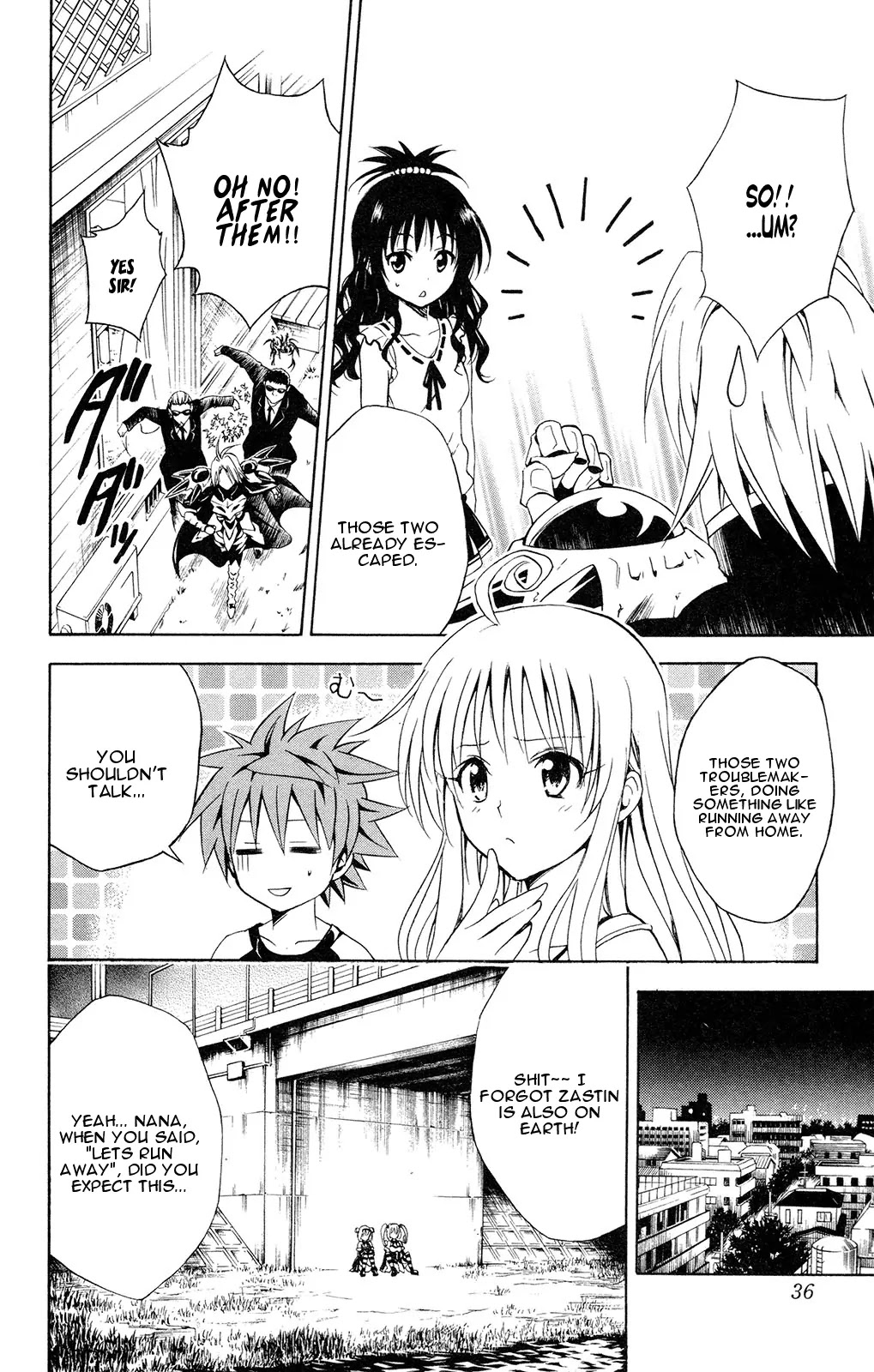 To-LOVE-Ru Chapter 108 page 11 - Chapter 108: Twins Escape