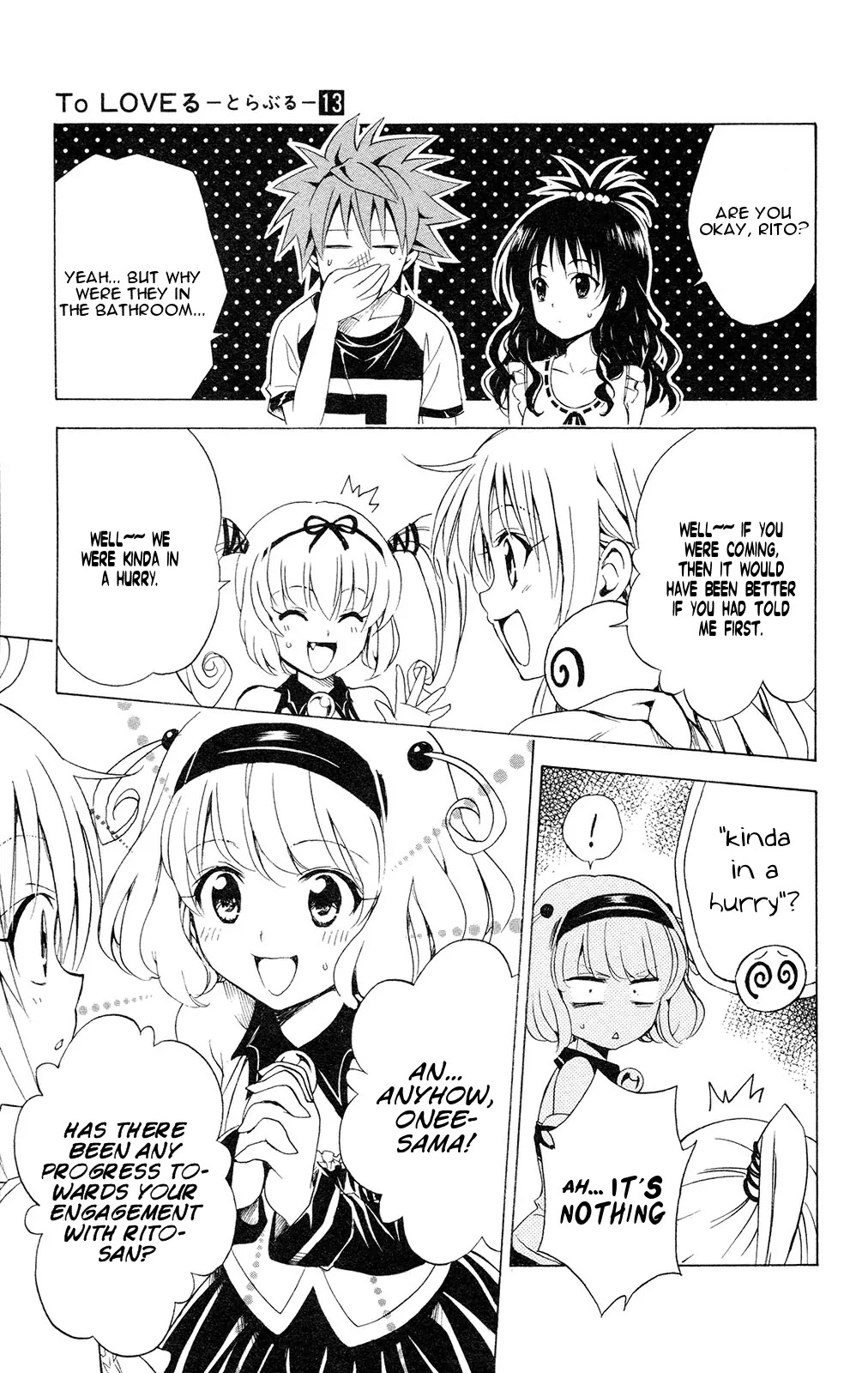 To-LOVE-Ru Chapter 108 page 6 - Chapter 108: Twins Escape