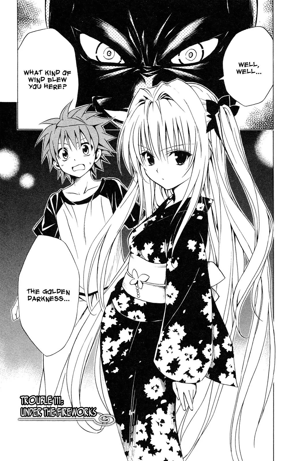 To-LOVE-Ru Chapter 111 page 1 - Chapter 111: Under the Fireworks