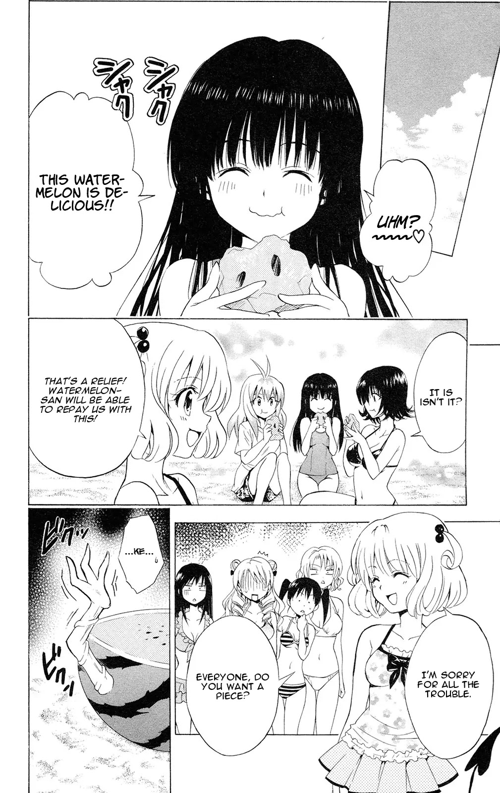 To-LOVE-Ru Chapter 114 page 18 - Chapter 114: Watermelon Panic!