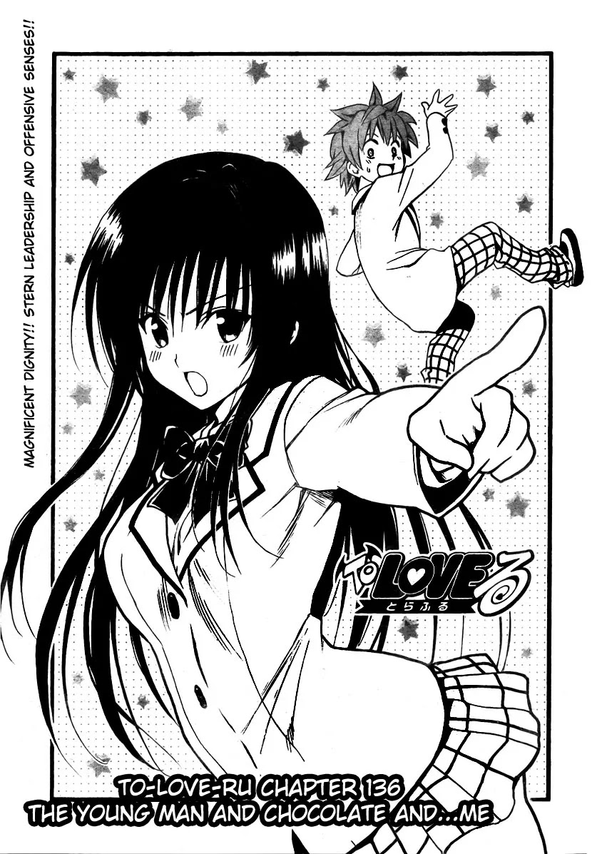 To-LOVE-Ru Chapter 136 page 1 - Chapter 136: The Young Man and Chocolate and...Me