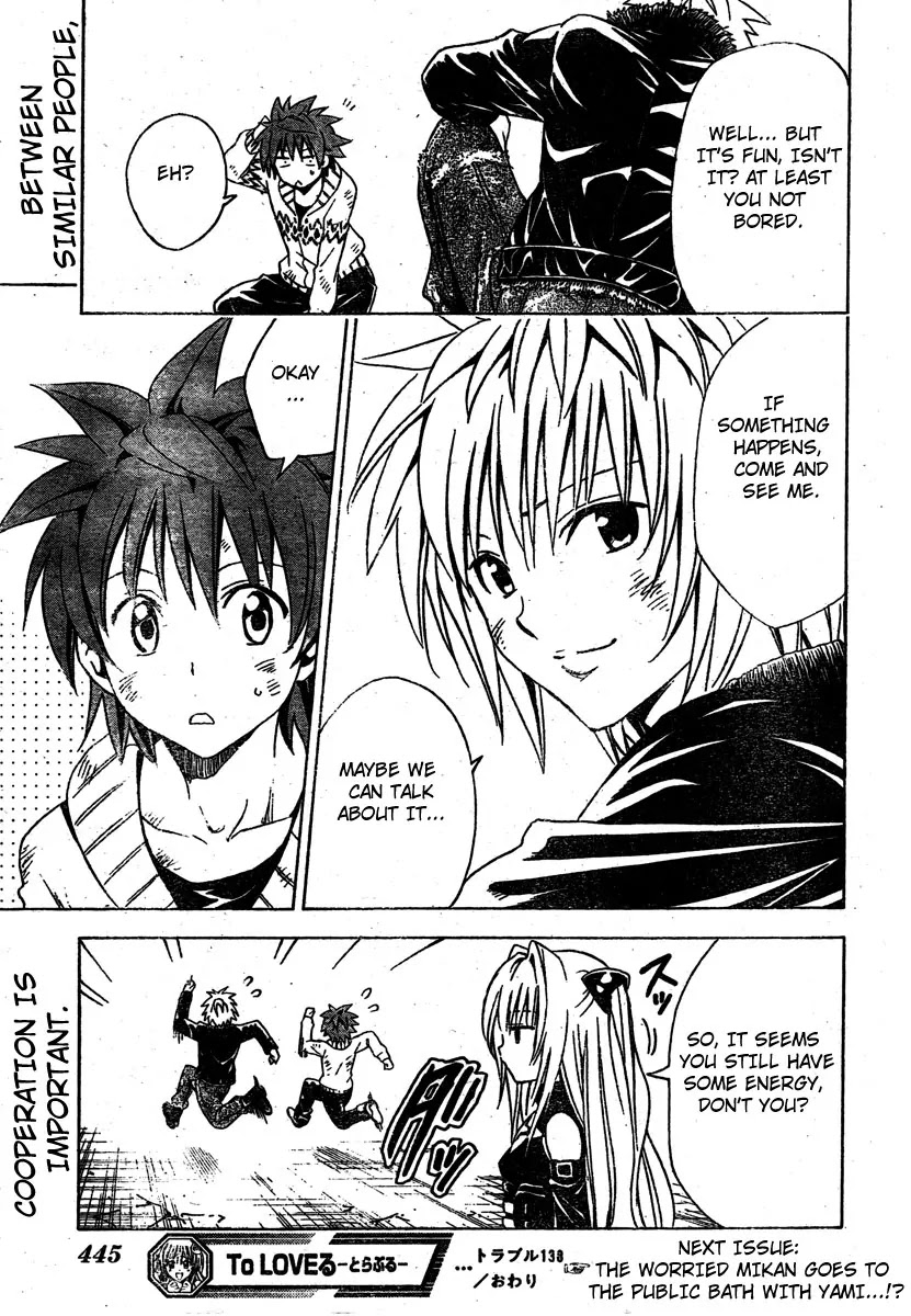 To-LOVE-Ru Chapter 138 page 19 - Chapter 138: Happening Weather