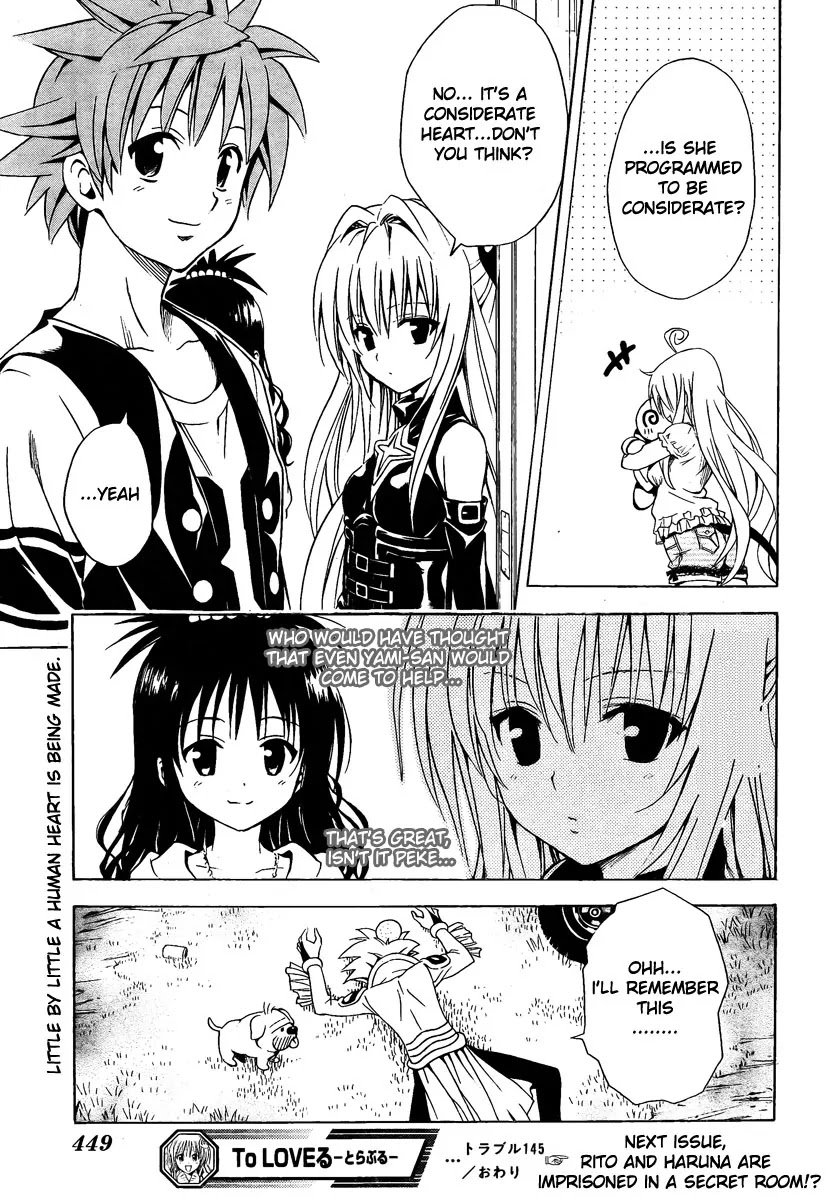 To-LOVE-Ru Chapter 145 page 19 - Chapter 145: The Things Projected in those Eyes